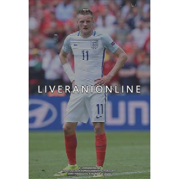 UEFA Francia EURO 2016 Final Tournament Group Stage B Lens - 16.06.2016 Inghilterra-Galles Nella Foto:Vardy Jamie /Ph.Vitez-Ag. Aldo Liverani
