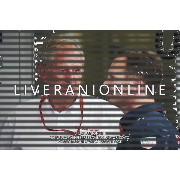 (L to R): Dr Helmut Marko (AUT) Red Bull Motorsport Consultant with Christian Horner (GBR) Red Bull Racing Team Principal. 17.06.2016. Formula 1 World Championship, Rd 8, European Grand Prix, Baku Street Circuit, Azerbaijan, Practice Day. AG ALDO LIVERANI SAS ONLY ITALY