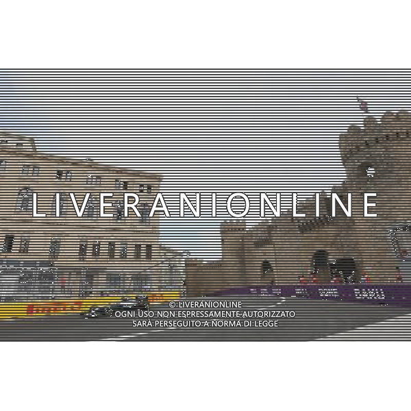 Lewis Hamilton (GBR) Mercedes AMG F1 W07 Hybrid. 17.06.2016. Formula 1 World Championship, Rd 8, European Grand Prix, Baku Street Circuit, Azerbaijan, Practice Day. AG ALDO LIVERANI SAS ONLY ITALY