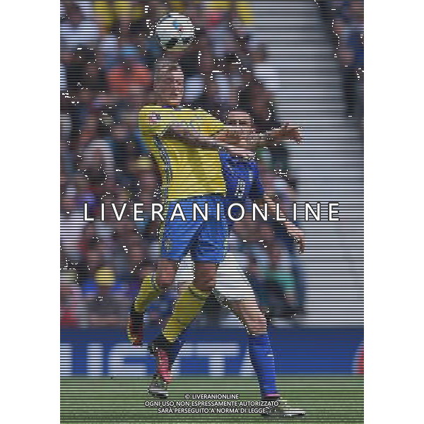 UEFA Francia EURO 2016 Final Tournament Group Stage E Tolosa - 17.06.2016 Italia-Svezia Nella Foto: john guidetti e leonardo bonucci /Ph.Vitez-Ag. Aldo Liverani