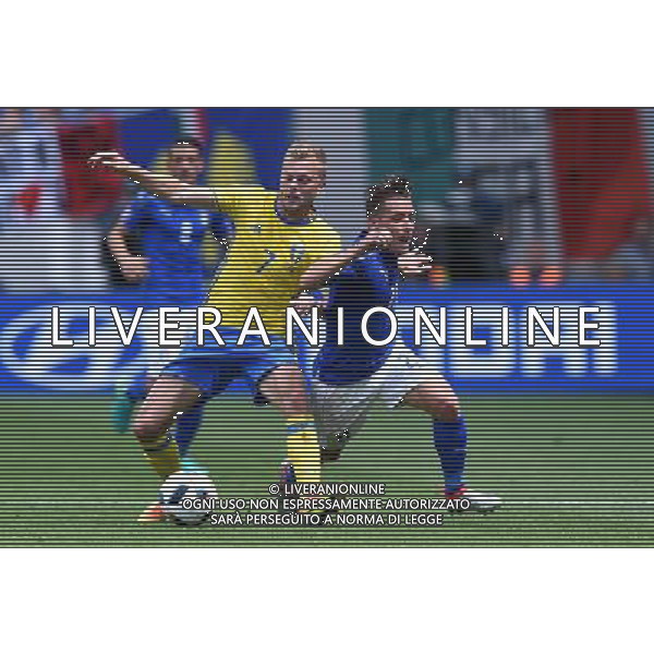 UEFA Francia EURO 2016 Final Tournament Group Stage E Tolosa - 17.06.2016 Italia-Svezia Nella Foto: emanuele giaccherini e larsson /Ph.Vitez-Ag. Aldo Liverani
