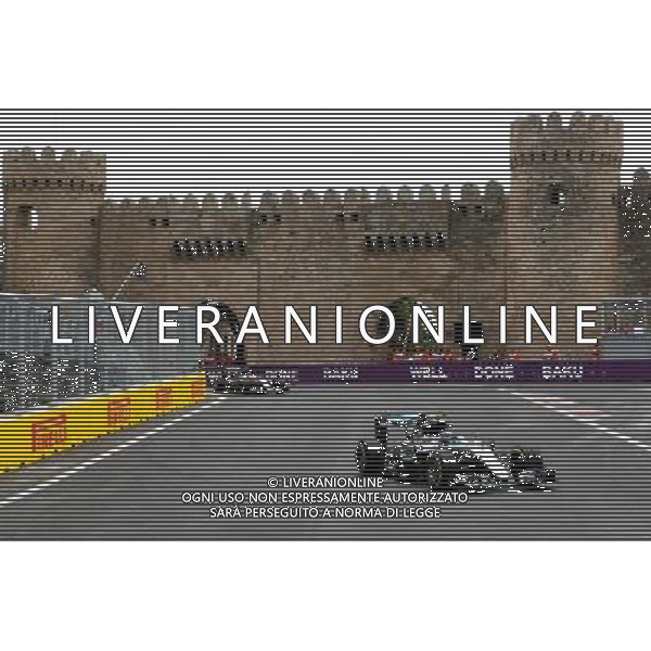 Nico Rosberg (GER) Mercedes AMG F1 W07 Hybrid. 17.06.2016. Formula 1 World Championship, Rd 8, European Grand Prix, Baku Street Circuit, Azerbaijan, Practice Day. AG ALDO LIVERANI SAS ONLY ITALY