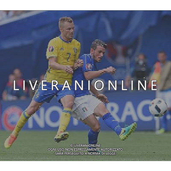 UEFA Francia EURO 2016 Final Tournament Group Stage E Tolosa - 17.06.2016 Italia-Svezia Nella Foto: alessandro florenzi-larsson /Ph.Vitez-Ag. Aldo Liverani