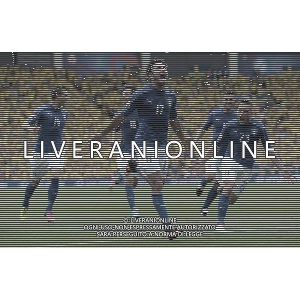 UEFA Francia EURO 2016 Final Tournament Group Stage E Tolosa - 17.06.2016 Italia-Svezia Nella Foto: esultanza dopo il gol di eder /Ph.Vitez-Ag. Aldo Liverani