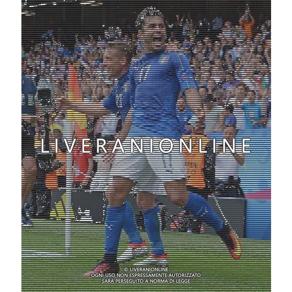 UEFA Francia EURO 2016 Final Tournament Group Stage E Tolosa - 17.06.2016 Italia-Svezia Nella Foto: esultanza dopo il gol di eder /Ph.Vitez-Ag. Aldo Liverani