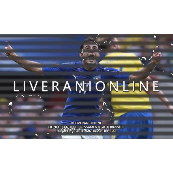 UEFA Francia EURO 2016 Final Tournament Group Stage E Tolosa - 17.06.2016 Italia-Svezia Nella Foto: esultanza dopo il gol di eder /Ph.Vitez-Ag. Aldo Liverani