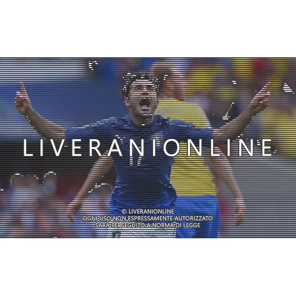 UEFA Francia EURO 2016 Final Tournament Group Stage E Tolosa - 17.06.2016 Italia-Svezia Nella Foto: esultanza dopo il gol di eder /Ph.Vitez-Ag. Aldo Liverani