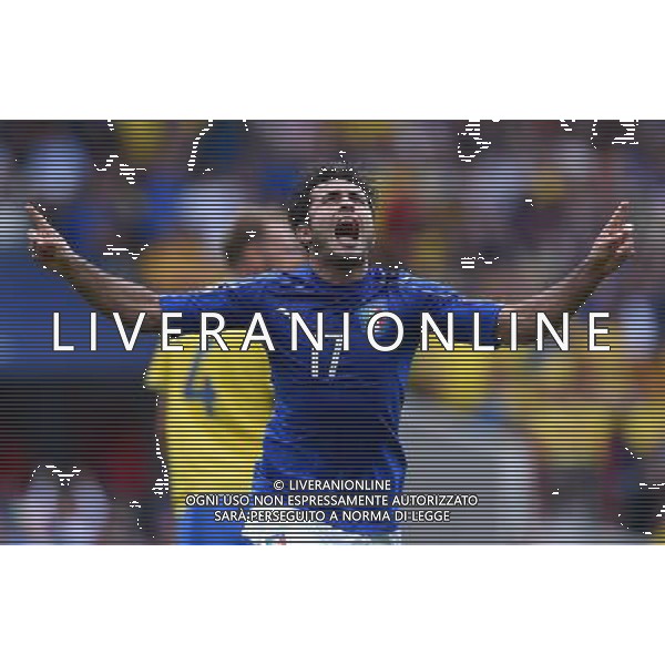 UEFA Francia EURO 2016 Final Tournament Group Stage E Tolosa - 17.06.2016 Italia-Svezia Nella Foto: esultanza dopo il gol di eder /Ph.Vitez-Ag. Aldo Liverani