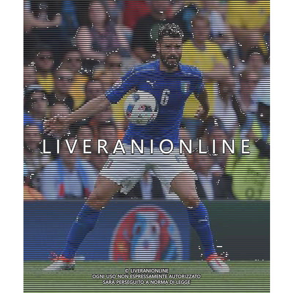 UEFA Francia EURO 2016 Final Tournament Group Stage E Tolosa - 17.06.2016 Italia-Svezia Nella Foto:Candreva Antonio /Ph.Vitez-Ag. Aldo Liverani