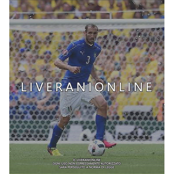 UEFA Francia EURO 2016 Final Tournament Group Stage E Tolosa - 17.06.2016 Italia-Svezia Nella Foto:Chiellini Giorgio /Ph.Vitez-Ag. Aldo Liverani