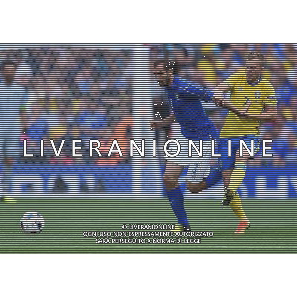 UEFA Francia EURO 2016 Final Tournament Group Stage E Tolosa - 17.06.2016 Italia-Svezia Nella Foto:Chiellini Giorgio-Larsson Sebastian /Ph.Vitez-Ag. Aldo Liverani