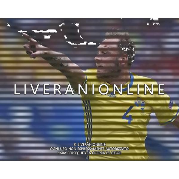 UEFA Francia EURO 2016 Final Tournament Group Stage E Tolosa - 17.06.2016 Italia-Svezia Nella Foto:Granqvist Andreas /Ph.Vitez-Ag. Aldo Liverani
