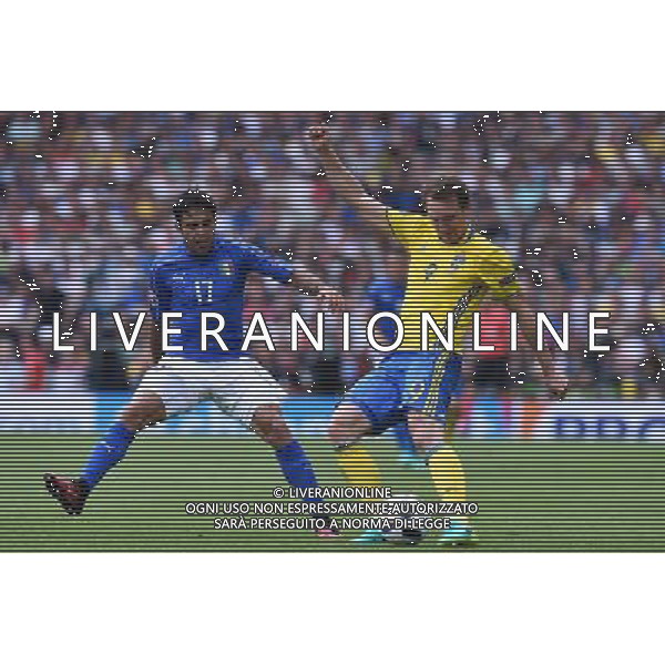 UEFA Francia EURO 2016 Final Tournament Group Stage E Tolosa - 17.06.2016 Italia-Svezia Nella Foto:Kallstrom Kim-Eder Citadin /Ph.Vitez-Ag. Aldo Liverani