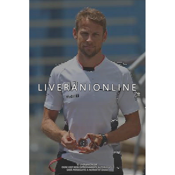 Jenson Button (GBR) McLaren. 18.06.2016. Formula 1 World Championship, Rd 8, European Grand Prix, Baku Street Circuit, Azerbaijan, Qualifying Day. / AGENZIA ALDO LIVERANI SAS - Motor Racing - Formula One World Championship - European Grand Prix - Qualifying Day - Baku, Azerbaijan 18.06.2016 - Prove Ufficiali Qualifiche / ITALY ONLY EDITORIAL USE ONLY 