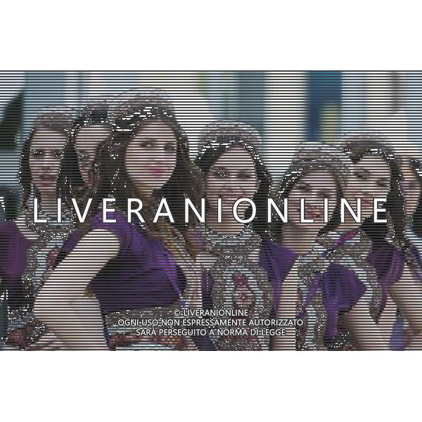 Grid girls. 18.06.2016. Formula 1 World Championship, Rd 8, European Grand Prix, Baku Street Circuit, Azerbaijan, Qualifying Day. / AGENZIA ALDO LIVERANI SAS - Motor Racing - Formula One World Championship - European Grand Prix - Qualifying Day - Baku, Azerbaijan 18.06.2016 - Prove Ufficiali Qualifiche / ITALY ONLY EDITORIAL USE ONLY 