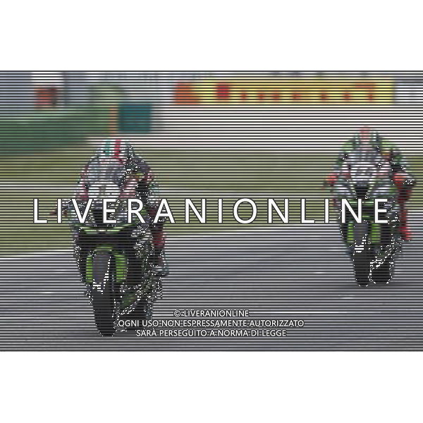 Campionato Mondiale Superbike, Pirelli Riviera di Rimini, Round 8, Misano 18/06/2016, nella foto: JONATHAN REA, TOM SYKES, ©C.ZAMAGNI/AGENZIA ALDO LIVERANI S.A.S