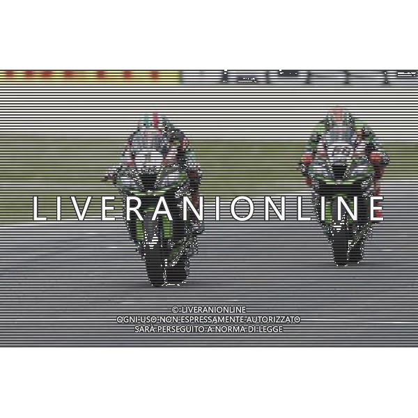 Campionato Mondiale Superbike, Pirelli Riviera di Rimini, Round 8, Misano 18/06/2016, nella foto: JONATHAN REA, TOM SYKES, ©C.ZAMAGNI/AGENZIA ALDO LIVERANI S.A.S