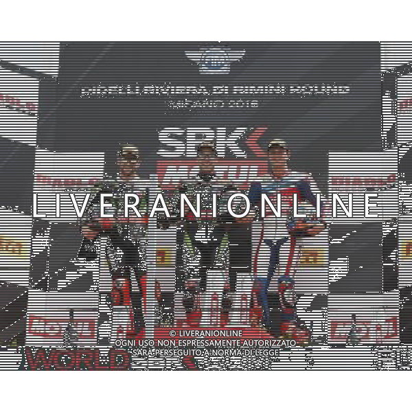 Campionato Mondiale Superbike, Pirelli Riviera di Rimini, Round 8, Misano 18/06/2016, nella foto: JONATHAN REA, TOM SYKES, VAN DER MARK, ©C.ZAMAGNI/AGENZIA ALDO LIVERANI S.A.S