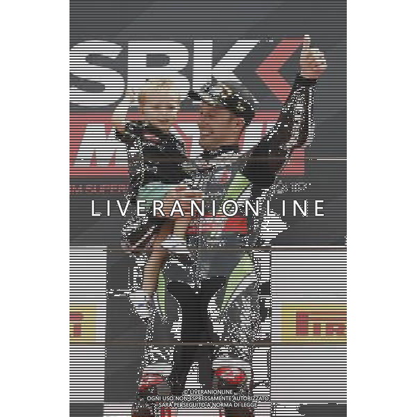 Campionato Mondiale Superbike, Pirelli Riviera di Rimini, Round 8, Misano 18/06/2016, nella foto: JONATHAN REA, SUL PODIO, ©C.ZAMAGNI/AGENZIA ALDO LIVERANI S.A.S