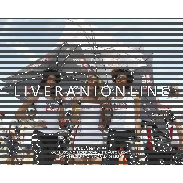Campionato Mondiale Superbike, Pirelli Riviera di Rimini, Round 8, Misano 18/06/2016, nella foto: UMBRELLA GIRLS, OMBRELLINE, ©C.ZAMAGNI/AGENZIA ALDO LIVERANI S.A.S