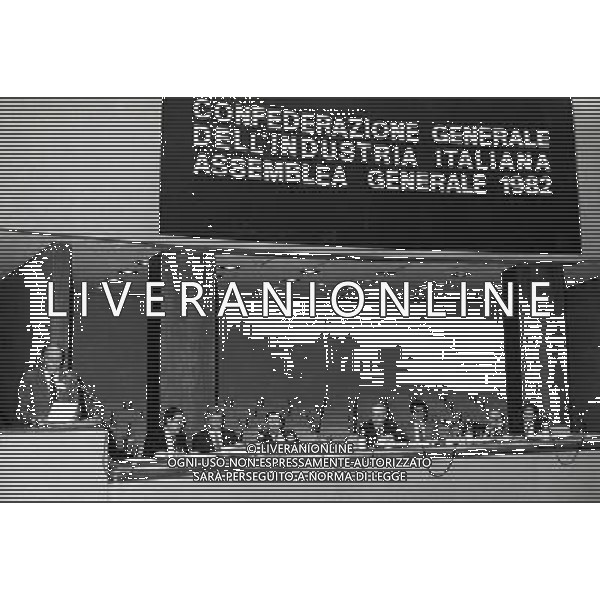 Vittorio Merloni imprenditore italiano, presidente onorario di Indesit Company - Retrospettiva nella foto nel 1984 ©Archivio/ AGENZIA ALDO LIVERANI SAS