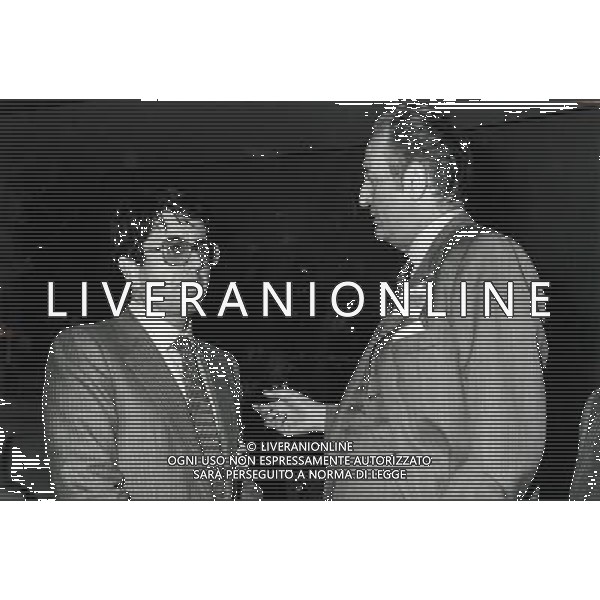 Vittorio Merloni imprenditore italiano, presidente onorario di Indesit Company - Retrospettiva nella foto con Giovanni Valeri Manera ©Archivio/ AGENZIA ALDO LIVERANI SAS