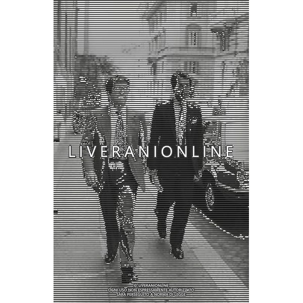 Vittorio Merloni imprenditore italiano, presidente onorario di Indesit Company - Retrospettiva nella foto con Paolo Annibaldi nel 1983 ©Archivio/ AGENZIA ALDO LIVERANI SAS