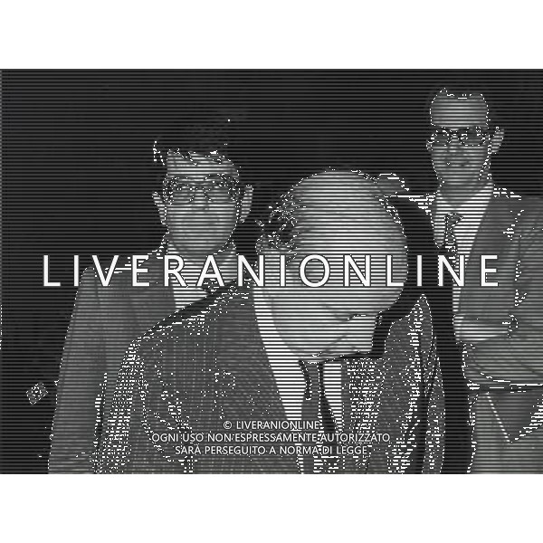 Vittorio Merloni imprenditore italiano, presidente onorario di Indesit Company - Retrospettiva nella foto con Guido Artom ©Archivio/ AGENZIA ALDO LIVERANI SAS