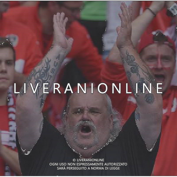 UEFA Francia EURO 2016 Final Tournament Group Stage F Parigi - 18.06.2016 Portogallo-Austria Nella Foto:tifosi austria /Ph.Vitez-Ag. Aldo Liverani