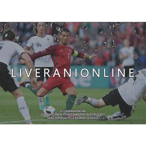 UEFA Francia EURO 2016 Final Tournament Group Stage F Parigi - 18.06.2016 Portogallo-Austria Nella Foto:tiro ronaldo ribattuto /Ph.Vitez-Ag. Aldo Liverani