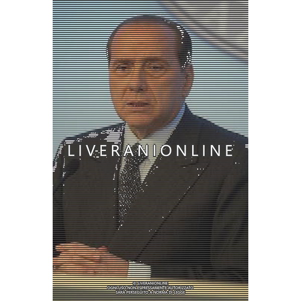 ROMA, 24-01-2003 CONSIGLIO DEI MINISTRI. NELLA FOTO: SILVIO BERLUSCONI. FOTO ALDO LIVERANI