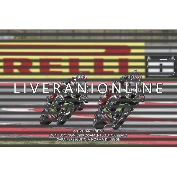 Campionato Mondiale Superbike, Pirelli Riviera di Rimini, Round 8, Misano 19/06/2016, nella foto: TOM SYKES, JONATHAN REA, Â©C.ZAMAGNI/AGENZIA ALDO LIVERANI S.A.S/ AGENZIA ALDO LIVERANI SAS