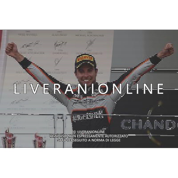 3rd place for Sergio Perez (MEX) Force India F1 VJM09. 19.06.2016. Formula 1 World Championship, Rd 8, European Grand Prix, Baku Street Circuit, Azerbaijan, Race Day. AG ALDO LIVERANI SAS ONLY ITALY
