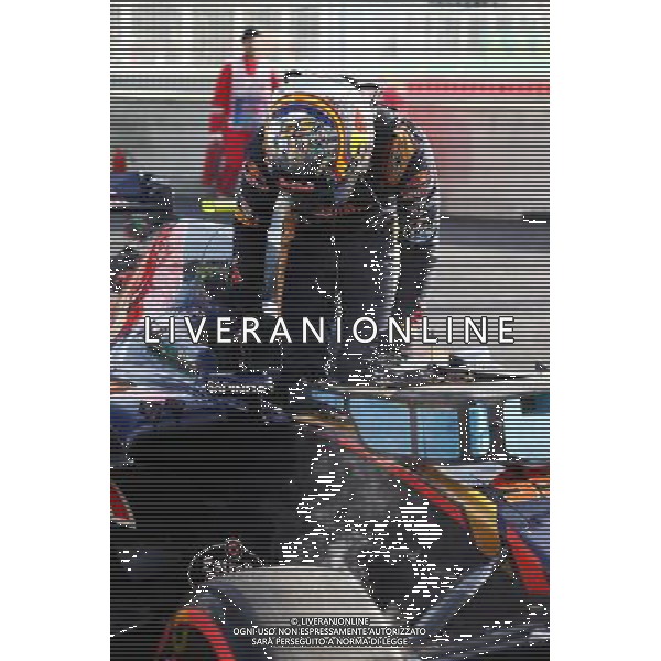 Carlos Sainz Jr (ESP) Scuderia Toro Rosso STR11 retired from the race. 19.06.2016. Formula 1 World Championship, Rd 8, European Grand Prix, Baku Street Circuit, Azerbaijan, Race Day. AG ALDO LIVERANI SAS ONLY ITALY