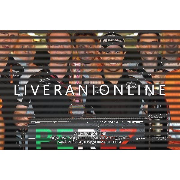 Sergio Perez (MEX), Sahara Force India 19.06.2016. Formula 1 World Championship, Rd 8, European Grand Prix, Baku Street Circuit, Azerbaijan, Race Day. AG ALDO LIVERANI SAS ONLY ITALY