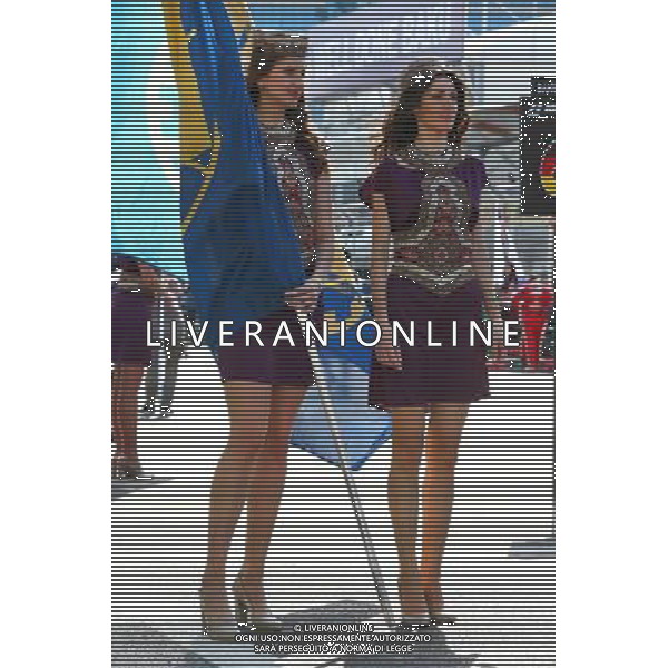 Grid girls. 19.06.2016. Formula 1 World Championship, Rd 8, European Grand Prix, Baku Street Circuit, Azerbaijan, Race Day. AG ALDO LIVERANI SAS ONLY ITALY