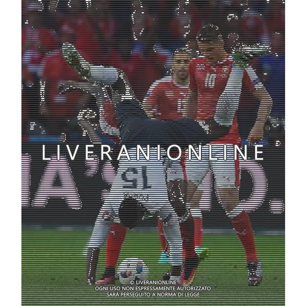UEFA Francia EURO 2016 Final Tournament Group Stage A Lille - 19.06.2016 Svizzera-Francia Nella Foto:pogba embolo /Ph.Vitez-Ag. Aldo Liverani