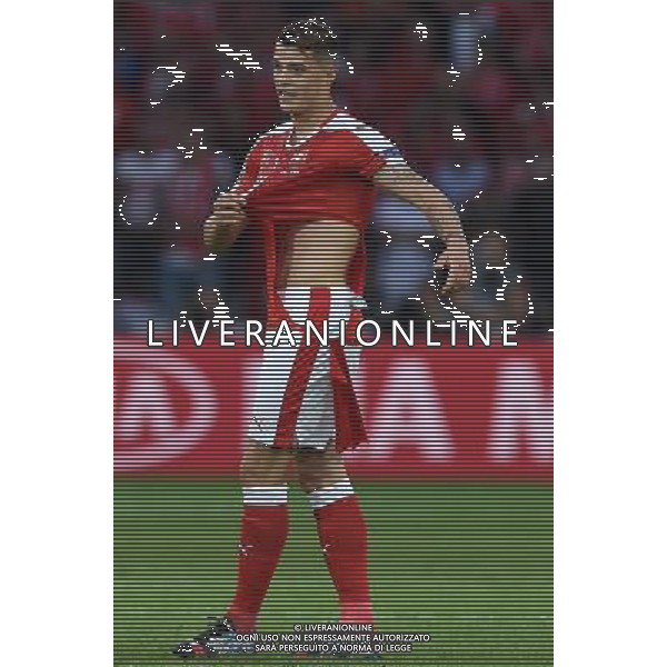 UEFA Francia EURO 2016 Final Tournament Group Stage A Lille - 19.06.2016 Svizzera-Francia Nella Foto:pogba strappa la maglia a xhaka /Ph.Vitez-Ag. Aldo Liverani