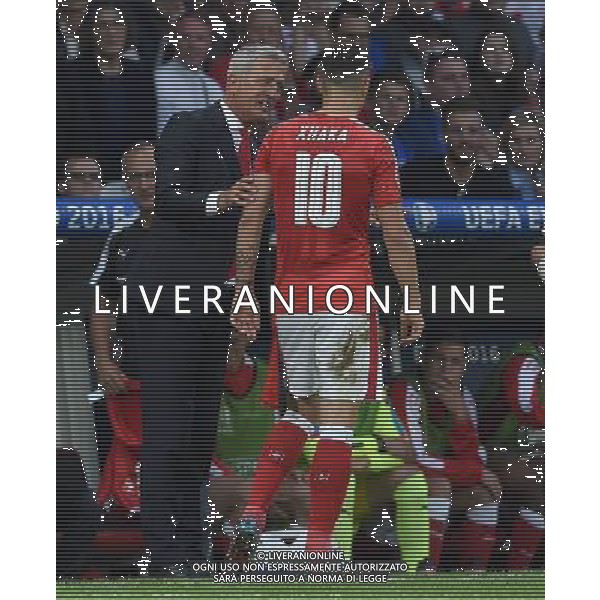 UEFA Francia EURO 2016 Final Tournament Group Stage A Lille - 19.06.2016 Svizzera-Francia Nella Foto:petkovic xhaka /Ph.Vitez-Ag. Aldo Liverani