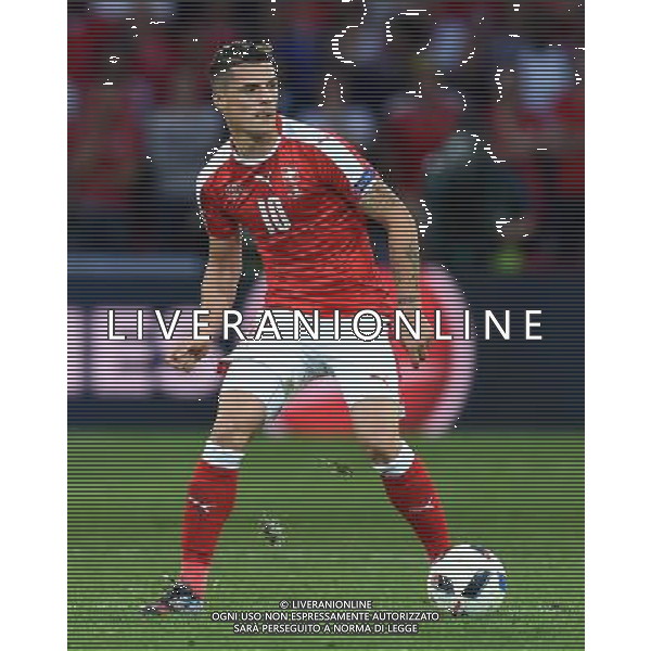 UEFA Francia EURO 2016 Final Tournament Group Stage A Lille - 19.06.2016 Svizzera-Francia Nella Foto:xhaka /Ph.Vitez-Ag. Aldo Liverani