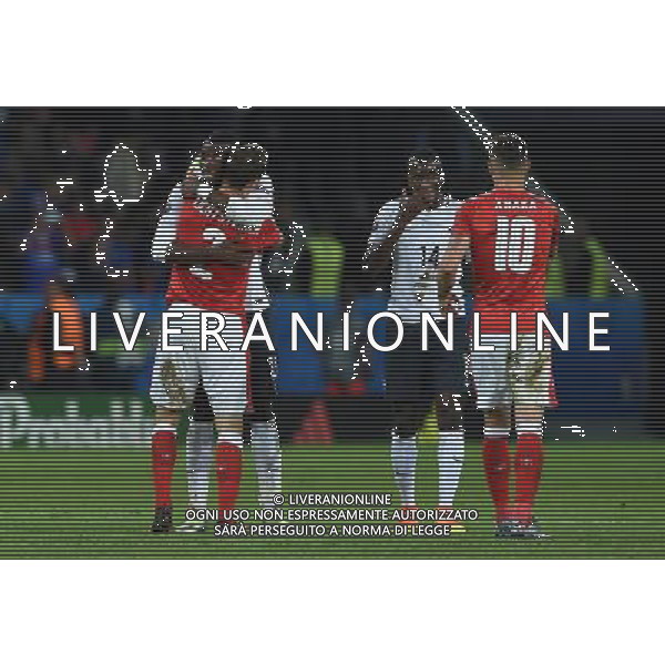 UEFA Francia EURO 2016 Final Tournament Group Stage A Lille - 19.06.2016 Svizzera-Francia Nella Foto:abbraccio fra lichtsteiner e pogba /Ph.Vitez-Ag. Aldo Liverani