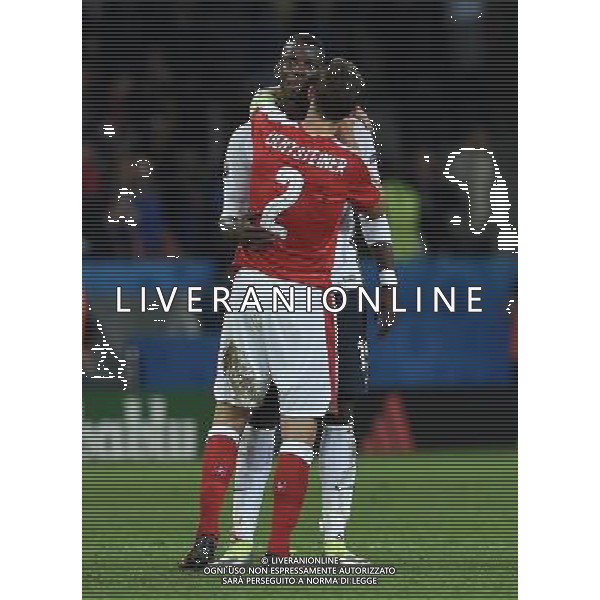 UEFA Francia EURO 2016 Final Tournament Group Stage A Lille - 19.06.2016 Svizzera-Francia Nella Foto:abbraccio fra lichtsteiner e pogba /Ph.Vitez-Ag. Aldo Liverani