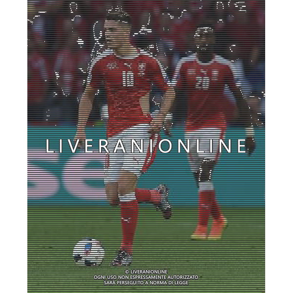 UEFA Francia EURO 2016 Final Tournament Group Stage A Lille - 19.06.2016 Svizzera-Francia Nella Foto:Xhaka Granit /Ph.Vitez-Ag. Aldo Liverani