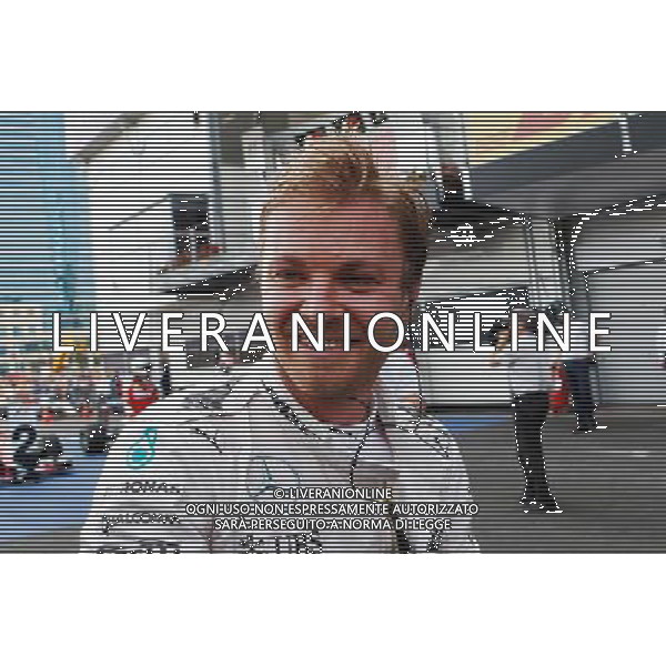 Race winner Nico Rosberg (GER) Mercedes AMG F1 celebrates in parc ferme. 19.06.2016. Formula 1 World Championship, Rd 8, European Grand Prix, Baku Street Circuit, Azerbaijan, Race Day. AG ALDO LIVERANI SAS ONLY ITALY