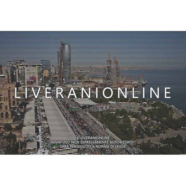 The grid before the start of the race. 19.06.2016. Formula 1 World Championship, Rd 8, European Grand Prix, Baku Street Circuit, Azerbaijan, Race Day. AG ALDO LIVERANI SAS ONLY ITALY