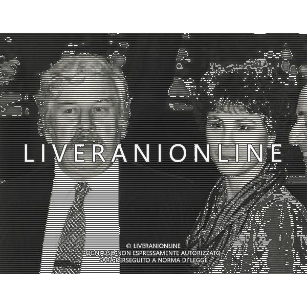 Ottavia Piccolo attrice italiana - Retrospettiva nella foto con Sir Peter Ustinov © ARCHIVIO / AGENZIA ALDO LIVERANI SAS