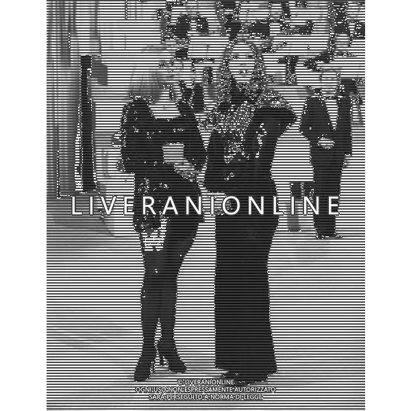 Ottavia Piccolo attrice italiana - Retrospettiva nella foto con Raffaella Carra\' © ARCHIVIO / AGENZIA ALDO LIVERANI SAS
