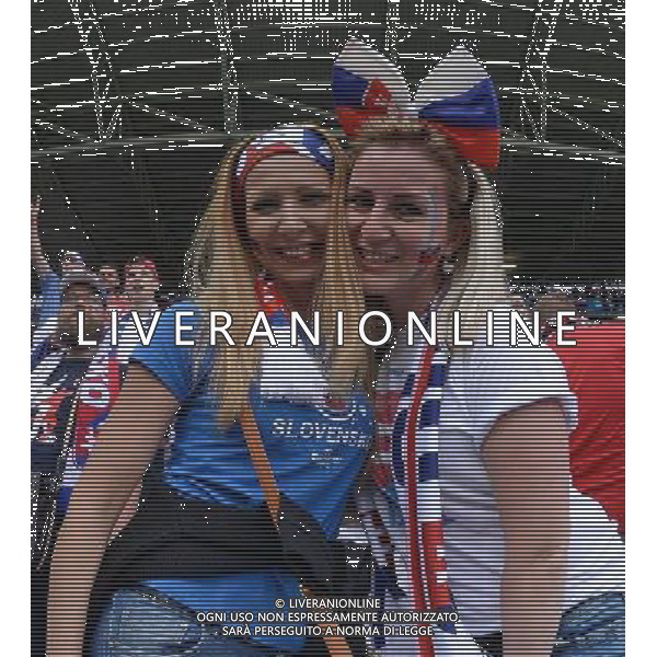 UEFA Francia EURO 2016 Final Tournament Group Stage B Saint-Etienne - 20.06.2016 Slovacchia-Inghilterra Nella Foto:tifosi slovacchia /Ph.Vitez-Ag. Aldo Liverani