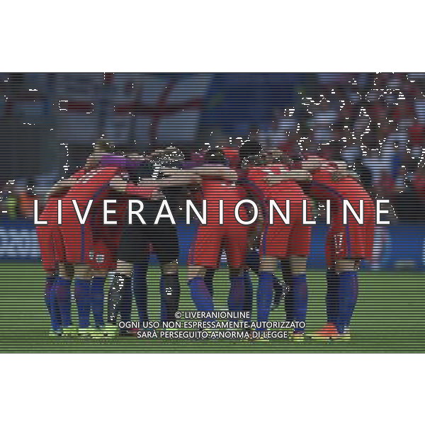 UEFA Francia EURO 2016 Final Tournament Group Stage B Saint-Etienne - 20.06.2016 Slovacchia-Inghilterra Nella Foto: gruppo inghilterra squadra concentrazione /Ph.Vitez-Ag. Aldo Liverani