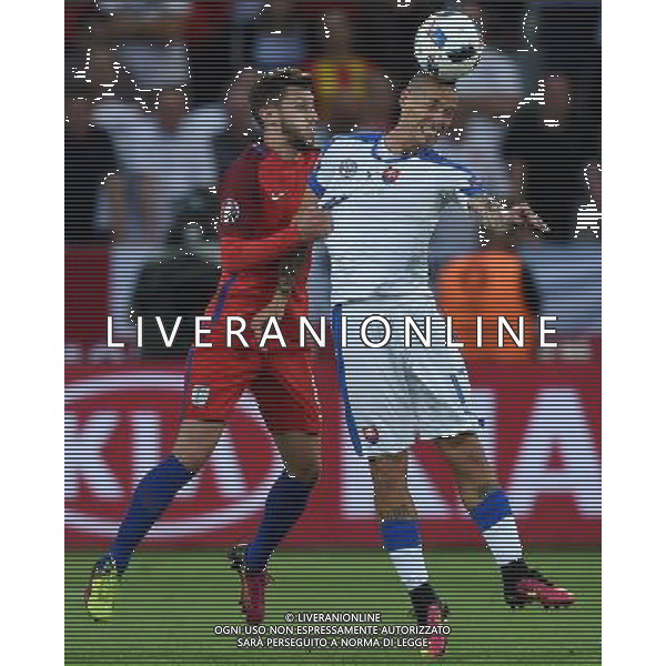 UEFA Francia EURO 2016 Final Tournament Group Stage B Saint-Etienne - 20.06.2016 Slovacchia-Inghilterra Nella Foto:hamsik lallana /Ph.Vitez-Ag. Aldo Liverani